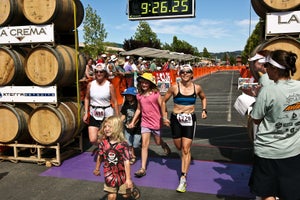 BarbsRace_FinishLine_byJeffKapic Barb's Race is a women's-only half-Ironman distance race. Photo: Jeff Kapic