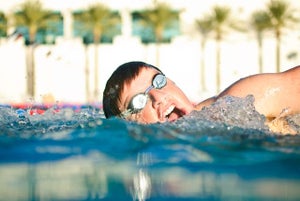 100219-0504 Knowing where to focus your efforts can help you improve your swim quickly. Photo: Nils Nilsen