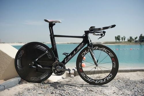 blue triad triathlon bike