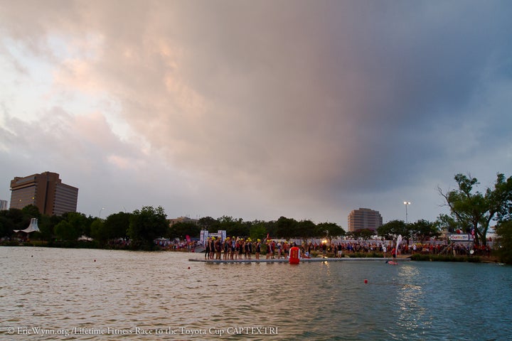 The start on Lady Bird Lake