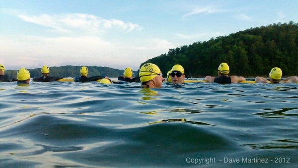 Anticipation at the Mountain Madness 70.3 race in Ellijay, GA.