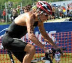 Franky Batelier on the bike. Photo: XTERRA Franky Batelier on the bike. Photo: XTERRA