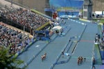 Triathlon celebrated its third year in the Olympics at the Beijing Olympics. Photo: Frank Wechsel/Triathlon.org Triathlon celebrated its third year in the Olympics at the Beijing Olympics. Photo: Frank Wechsel/Triathlon.org