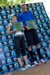 Matt Reed and Mirinda Carfrae took last year's Rev3 title at Middlebury, Connecticut. Photo: Jay Prasuhn