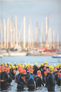 Geelong The swim portion of the race takes place in Geelong's Eastern Beach.