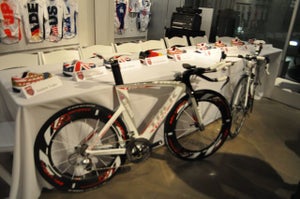 The Trek Speed Concept Prototype bike all of the athletes will be riding in 2010.