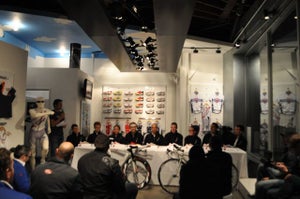 DSC_0052 Athletes answer questions at the press conference in Santa Monica, Calif.