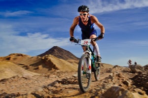 Steve Larsen competed as a mountain biker, road biker and triathlete. Photo: Nils Nilsen