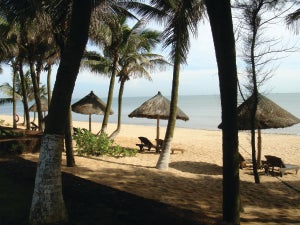 Crown Spa 035 The race is located on prime beachfront property east of Haikou at the Crown Spa Resort.