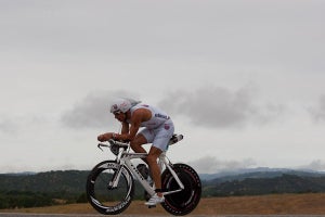 Conserving energy on the bike course is key. Photo: Kurt Hoy