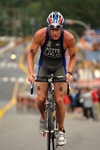 Andy Potts quit his job and hoped his swimming background would be enough to make it as a pro. Photo: Delly Carr/Triathlon.org