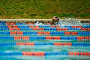 2010 Macca Training Day Story Hours in the pool can do damage to your skin and hair. Photo: Nils Nilsen