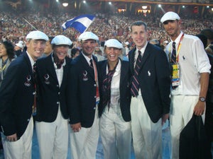 The 2008 team included Jarrod Shoemaker, Laura Bennett, Julie Ertel, Hunter Kemper, Matt Reed and Sarah Haskins (not pictured).