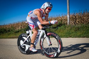 2010 Ironman Wisconsin Despite struggling with injuries through most of 2010, Joe Gambles has still managed a successful season. Photo: Larry Rosa