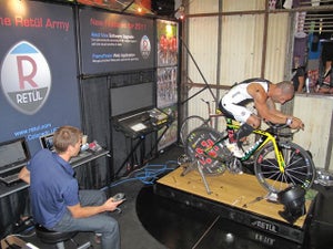 Tony Kanaan gets Retul'ed Steinmetz has worked with several world-class athletes, including race car driver Tony Kanaan.