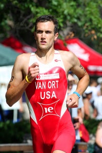 VanOrt won the elite amateur division of the Chicago Triathlon in August. Photo: USA Triathlon/Tom Kimmell