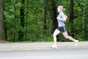Kelleher_run_1-1 Like many pro triathletes, Nicole Kelleher balances a full-time schedule with training.