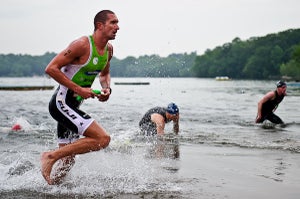 Reed opened his season with the intention of winning the Rev3 triathlon series bonus. Photo: Nils Nilsen