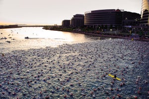 2009 Ironman AZ Athletes compete in the 2009 Ironman Arizona event last November. Photo: Nils Nilsen