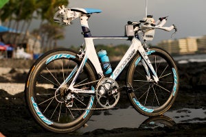 Mirinda Carfrae's Cannondale Slice Kona Race Bike See more images of Mirinda's bike below. Photo: Kurt Hoy