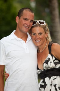 wedding_5 Germany's Maik Twelsiek and the United States' Hillary Biscay were in attendance. The recently engaged couple will be the next pair of triathlon stars to walk down the aisle. Photo: Larry Rosa