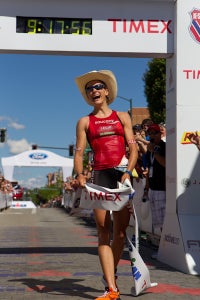 Corbin nabbed her first Ironman victory at the 2010 Ironman Coeur d'Alene Triathlon. Photo: Larry Rosa