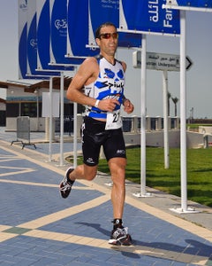 2010 Abu Dhabi International Triathlon Eneko Llanos will face a tough field as he tries to defend 2010 title. Photo: Nils Nilsen