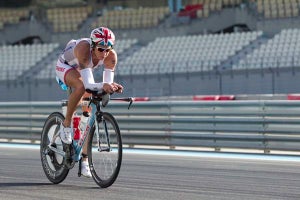 On a day where very little was predictable, Dibens replicated her 2010 performance and dominated the women's race. Photo: Paul Phillips