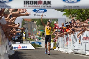 Mathias Hecht wins Ironman St. George, 2011.