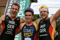 Gomez, Frodeno, Unger by Frank Wechsel and triathlon.org