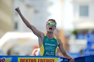 Kahlefeldt wins Hamburg - credit Delly Carr ITU