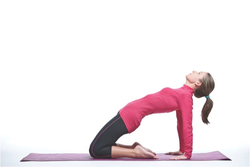Set of four yoga poses for women. Vector illustration. Stock Vector | Adobe  Stock