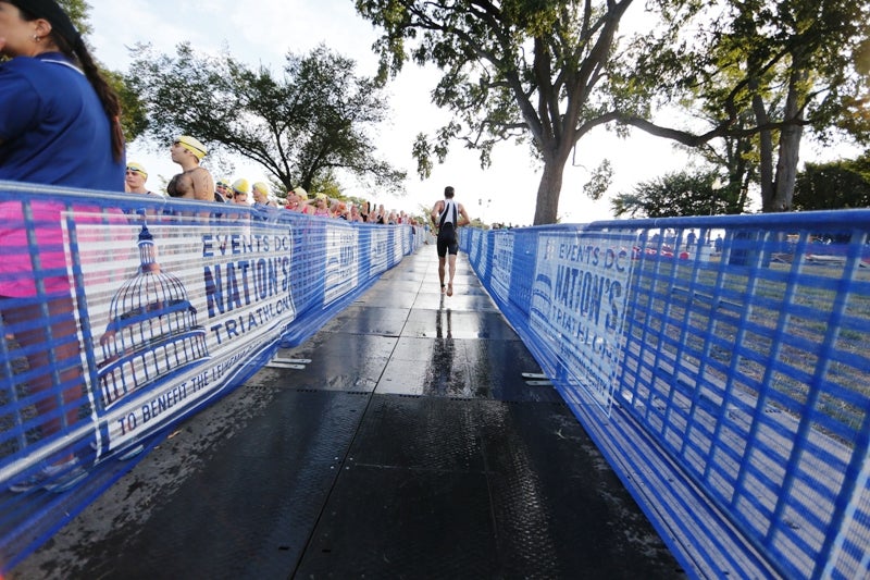 The 2013 Events DC Nation's Triathlon. Photo: Dan Hicok