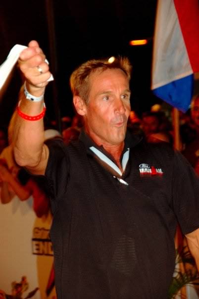 A recent photo of Whit whooping it up in Kona.