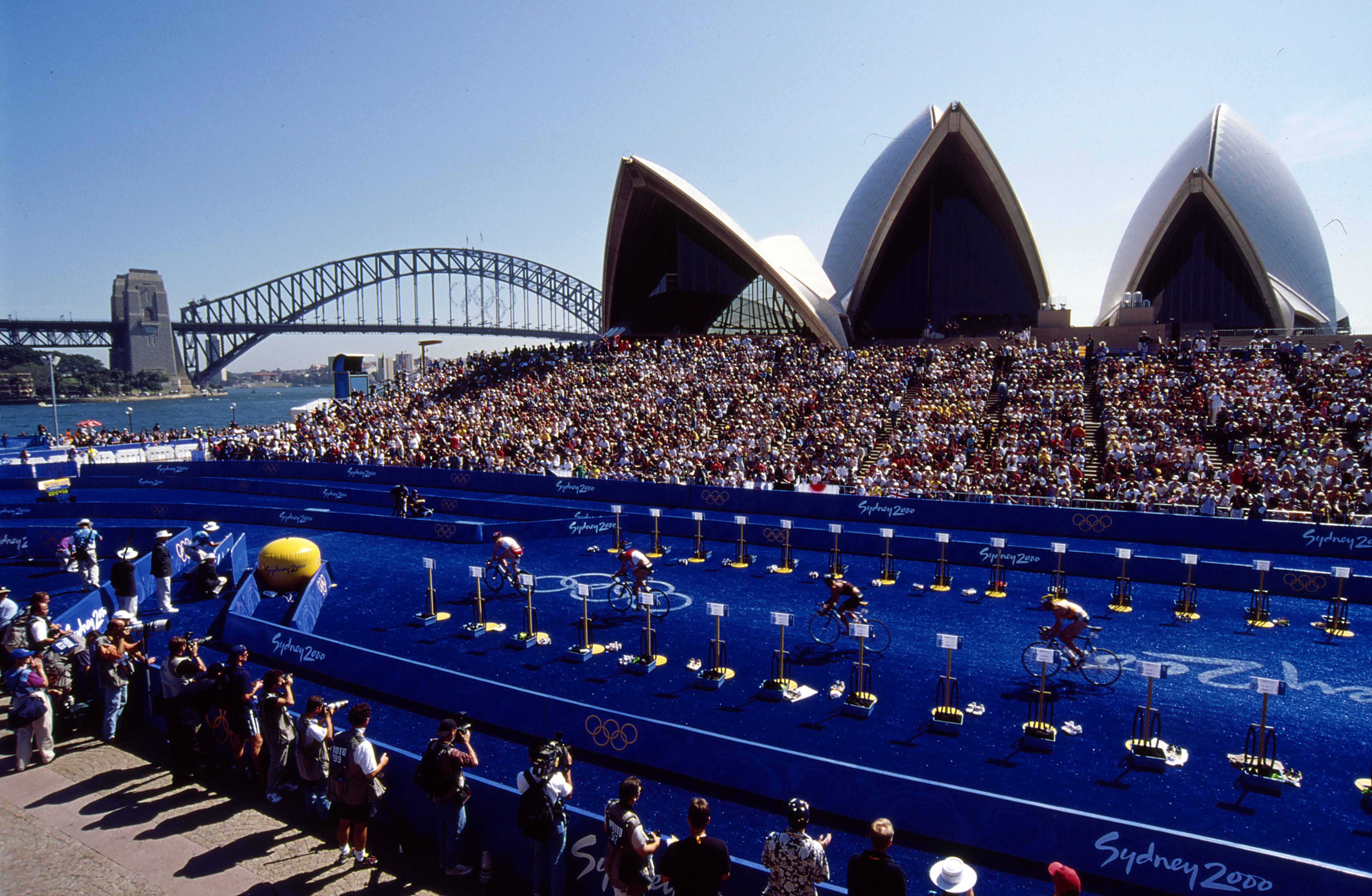 Sydney hosted the first-ever triathlon Olympic competitions. Photo: Jero Honda/Triathlon.org
