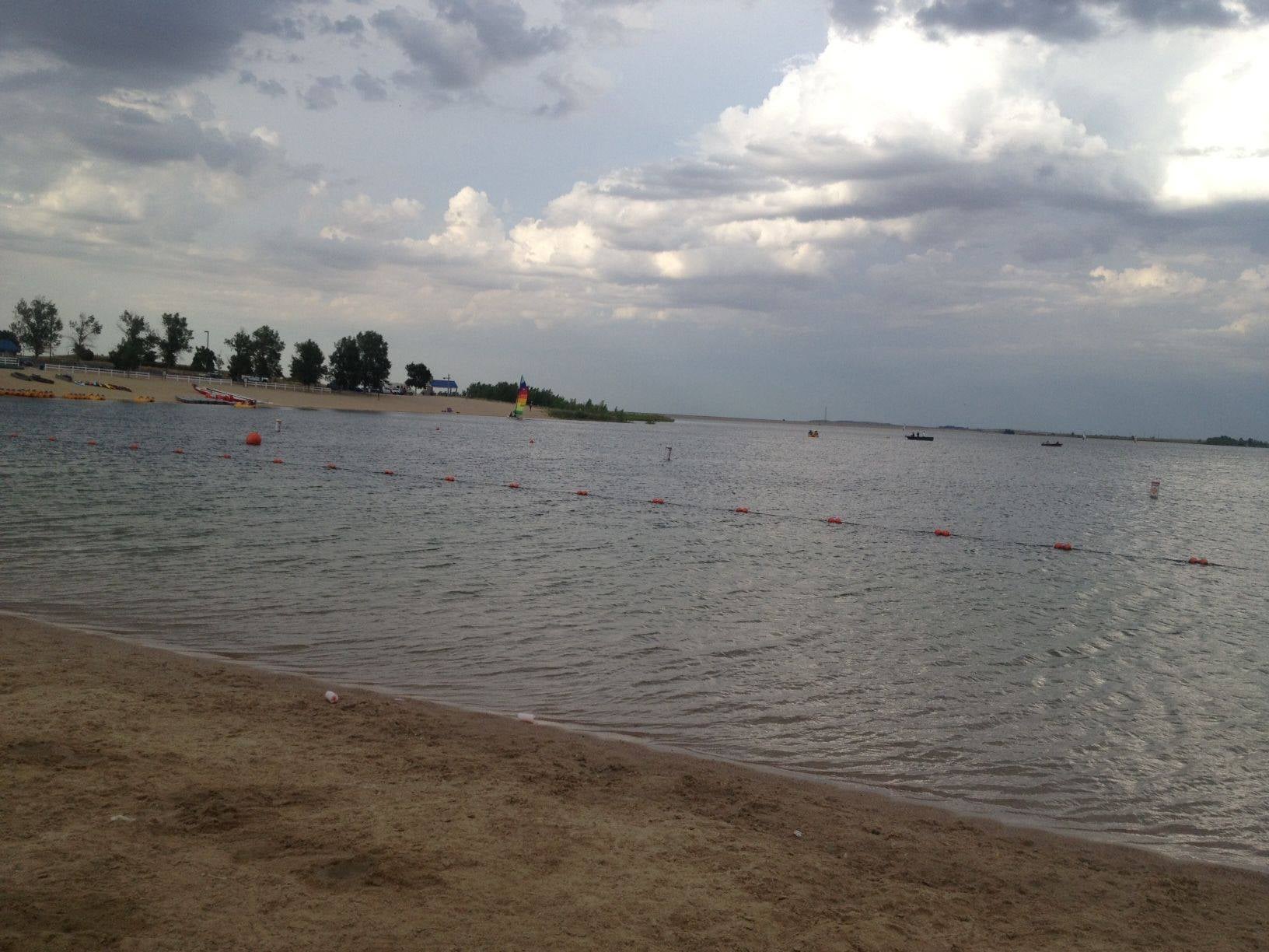 Aurora Reservoir will host the inaugural TriRock Colorado event. 