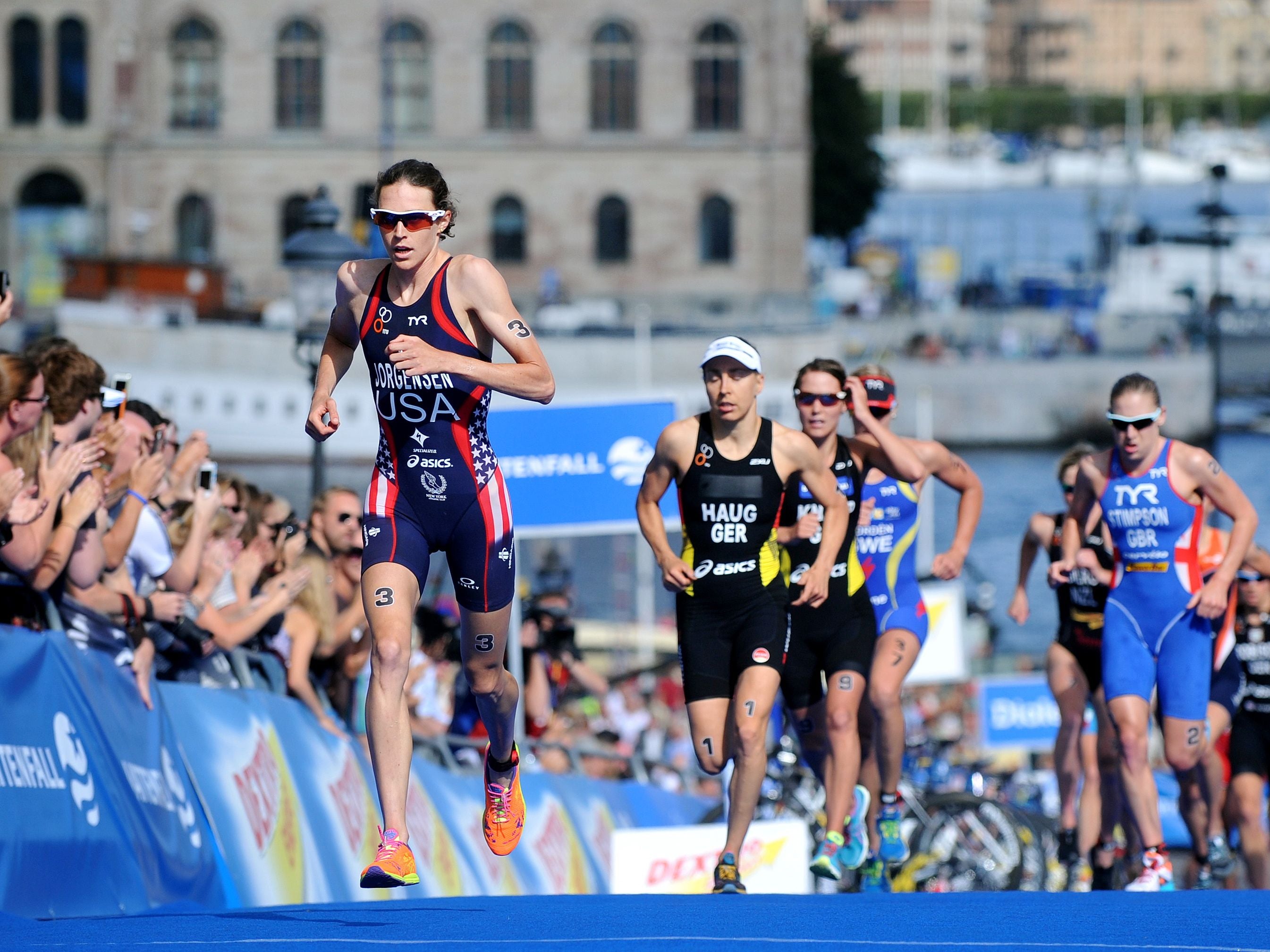 Jorgensen won the last WTS race in Stockholm. Photo: Janos Schmidt/Triathlon.org