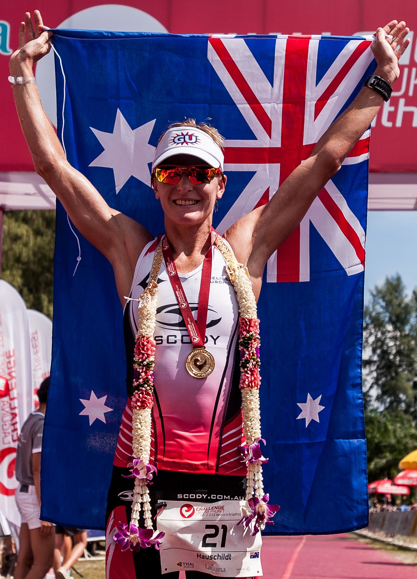 Melissa Hauschildt won despite dealing with a stomach bug all week. Photo: Xaume Olleros/Getty Images