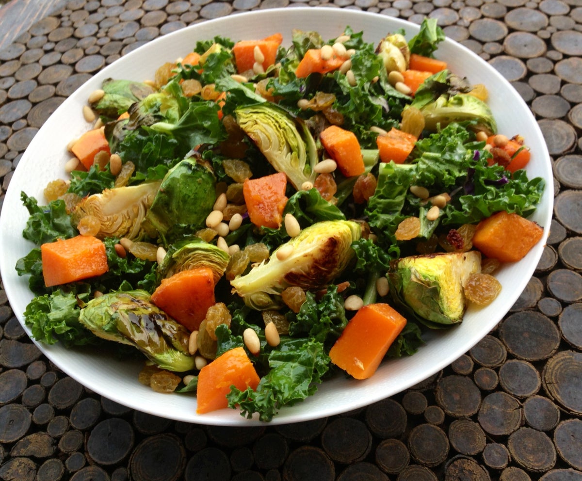 Recipe Of The Week Kale, Brussels Sprout And Butternut Squash Salad