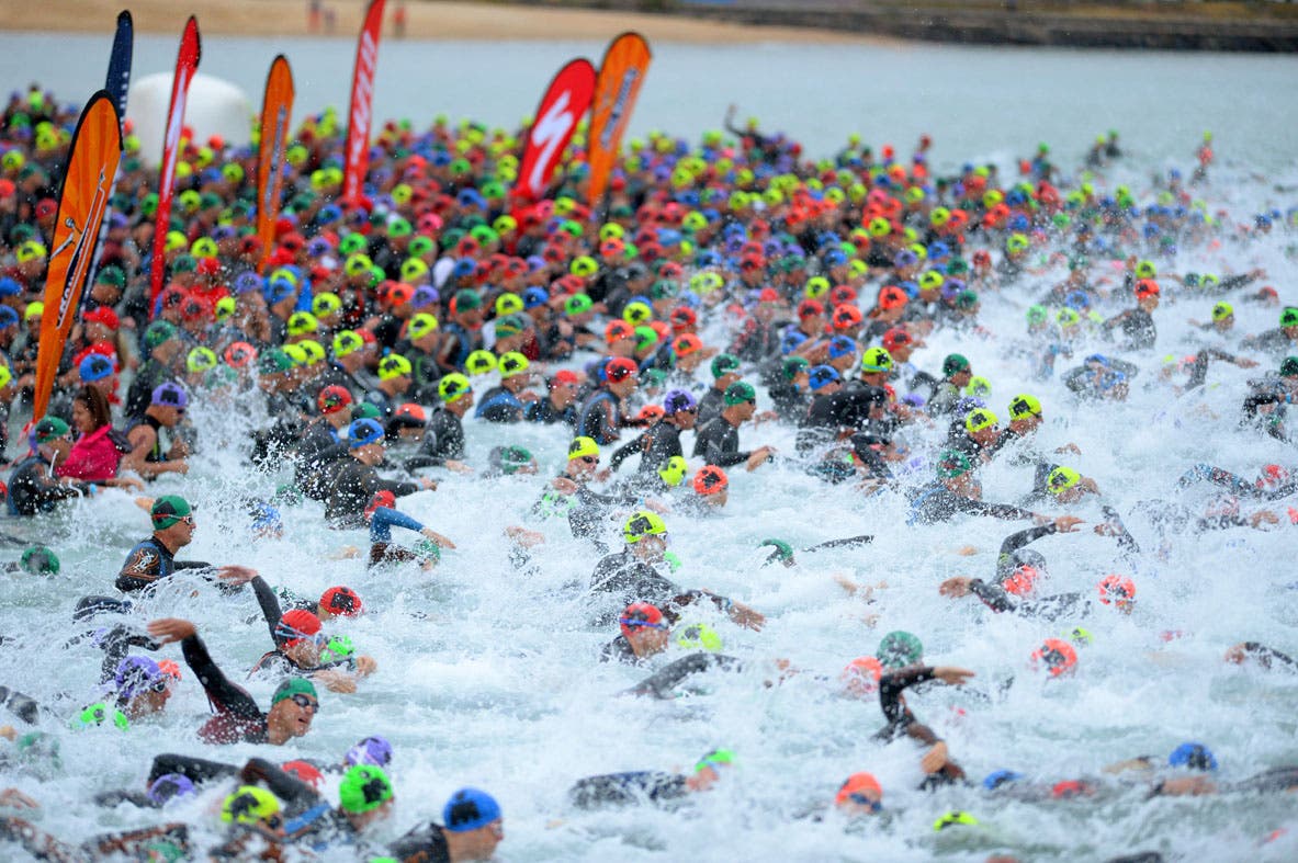 Ten slots will be given away at next year's Ironman Melbourne. Photo: Delly Carr