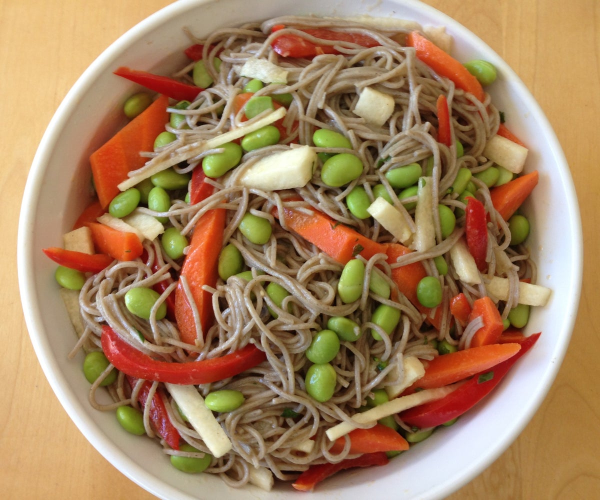 SesameGinger Soba Noodles Recipe Triathlete