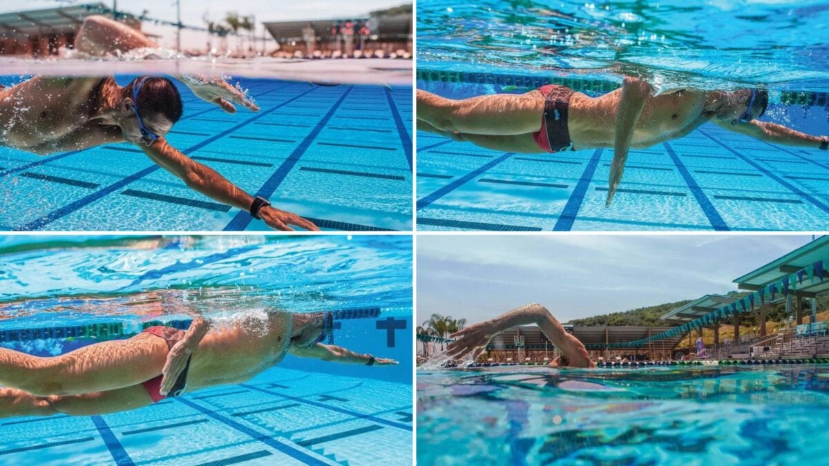 Freestyle Swimming Hand Entry Position