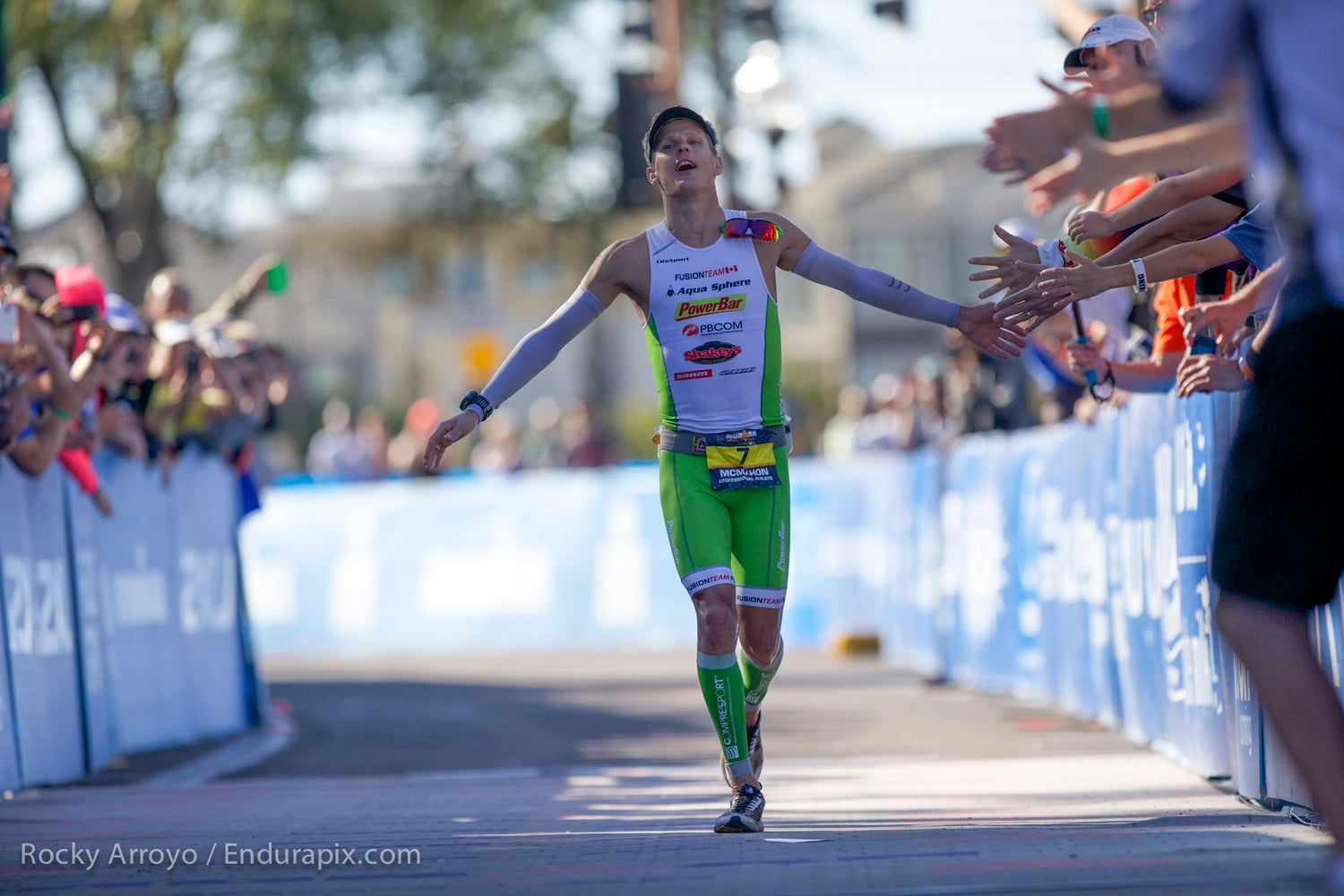 McMahon was flawless in his Ironman debut. Photo: Rocky Arroyo/Endurapix