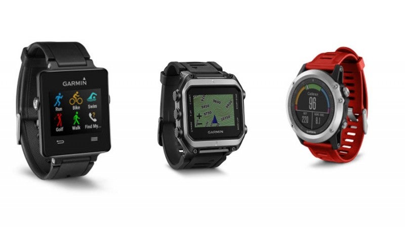 From left: The vivoactive, the epix and the fenix 3. Photos courtesy of Garmin