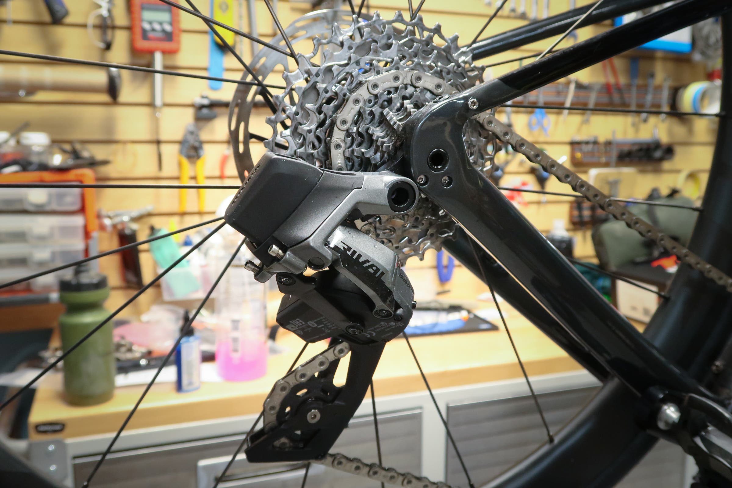 Make sure that the bike is shifting into each gear without trouble. If there is sluggishness or skipping, now is the time to address it.