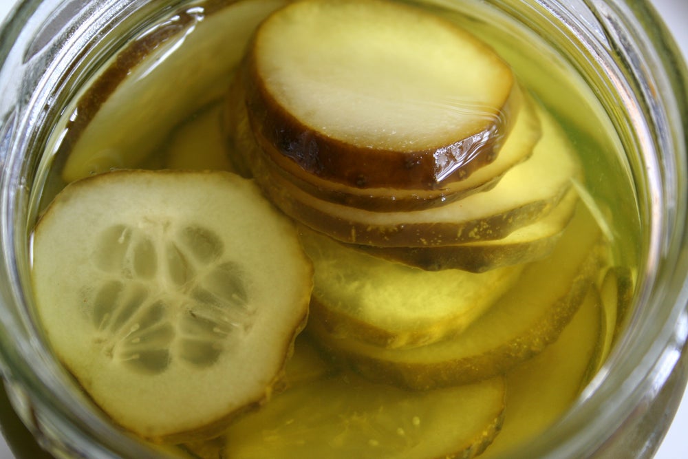 "If someone intends to ingest pickle juice with the goal of increasing blood electrolyte levels, it is an ineffective strategy." Photo: <a href=http://shutterstock.com>Shutterstock.com</a>
