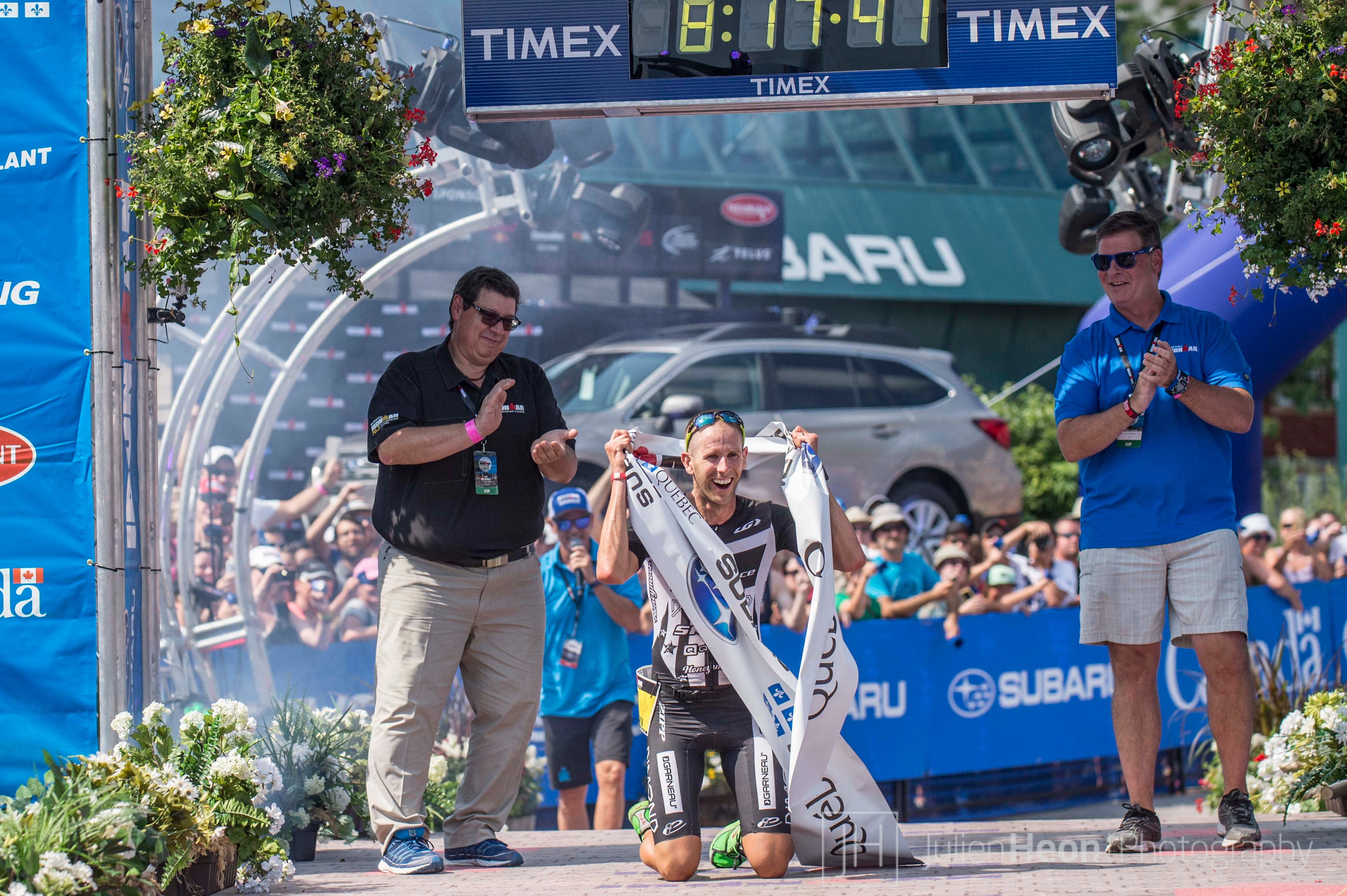 Rapp will likely get a start in Kona thanks to the victory. Photo: Julien Heon