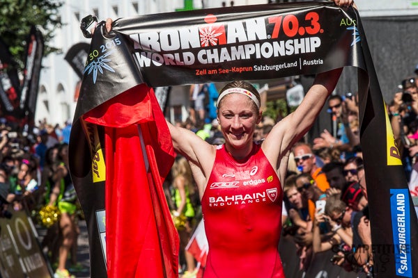 Ryf is a two-time Ironman 70.3 world champion. Photo: Paul Phillips/Competitive Image