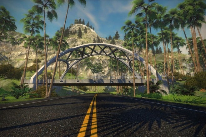 The (digital) roads of Zwift island are now open for anyone to ride. Photo: Zwift