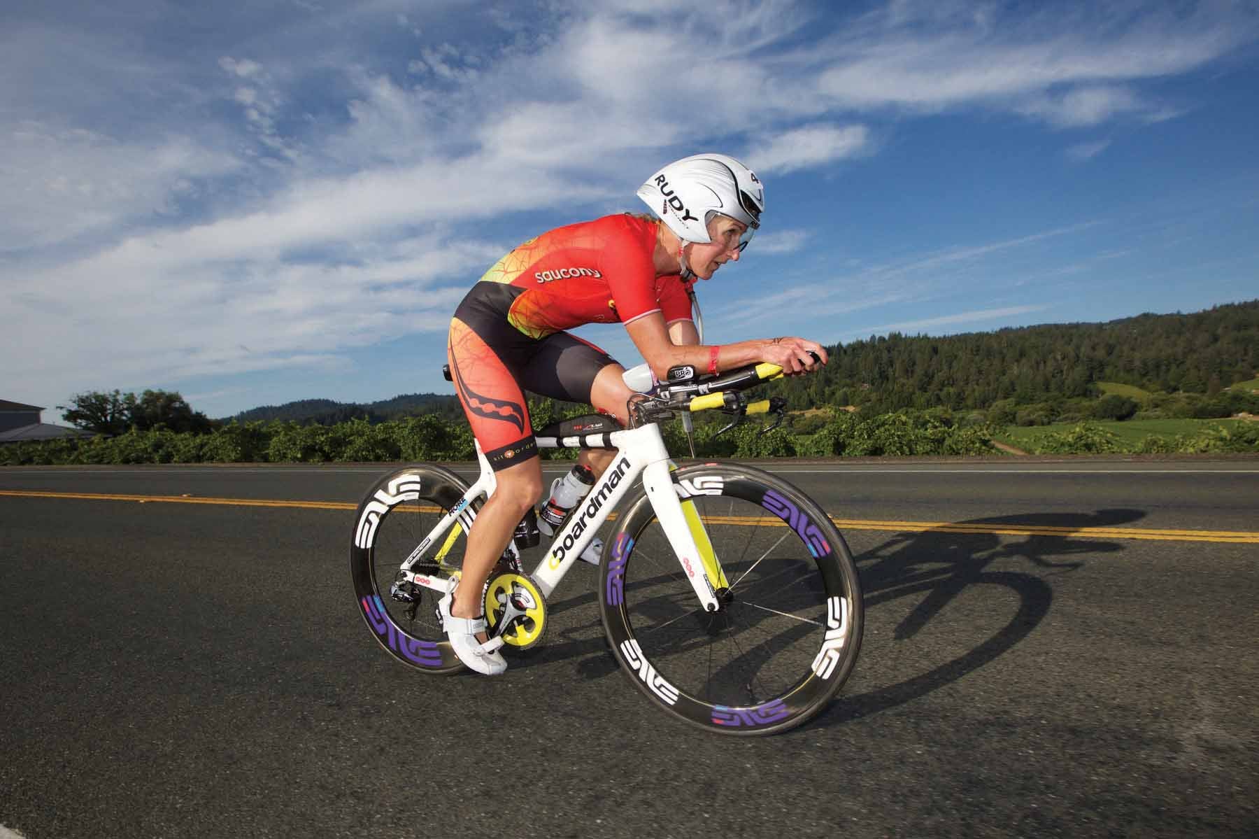 Meredith Kessler at the 2015 Ironman 70.3 Vineman triathlon. Photo: Rocky Arroyo/Endurapix